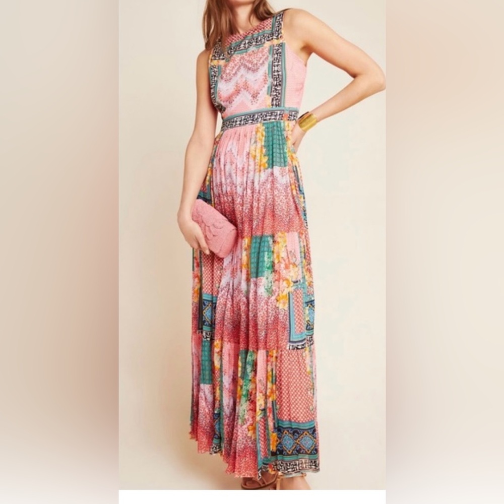 Anthropologie Bhanuni by Jyoti Alessandra Maxi Dress Size 8